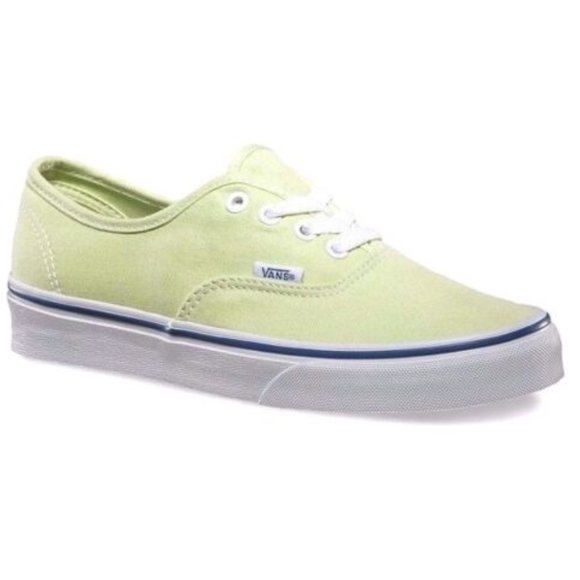 Vans Shoes - VANS Authentic Lime Green True White Womens Sneakers